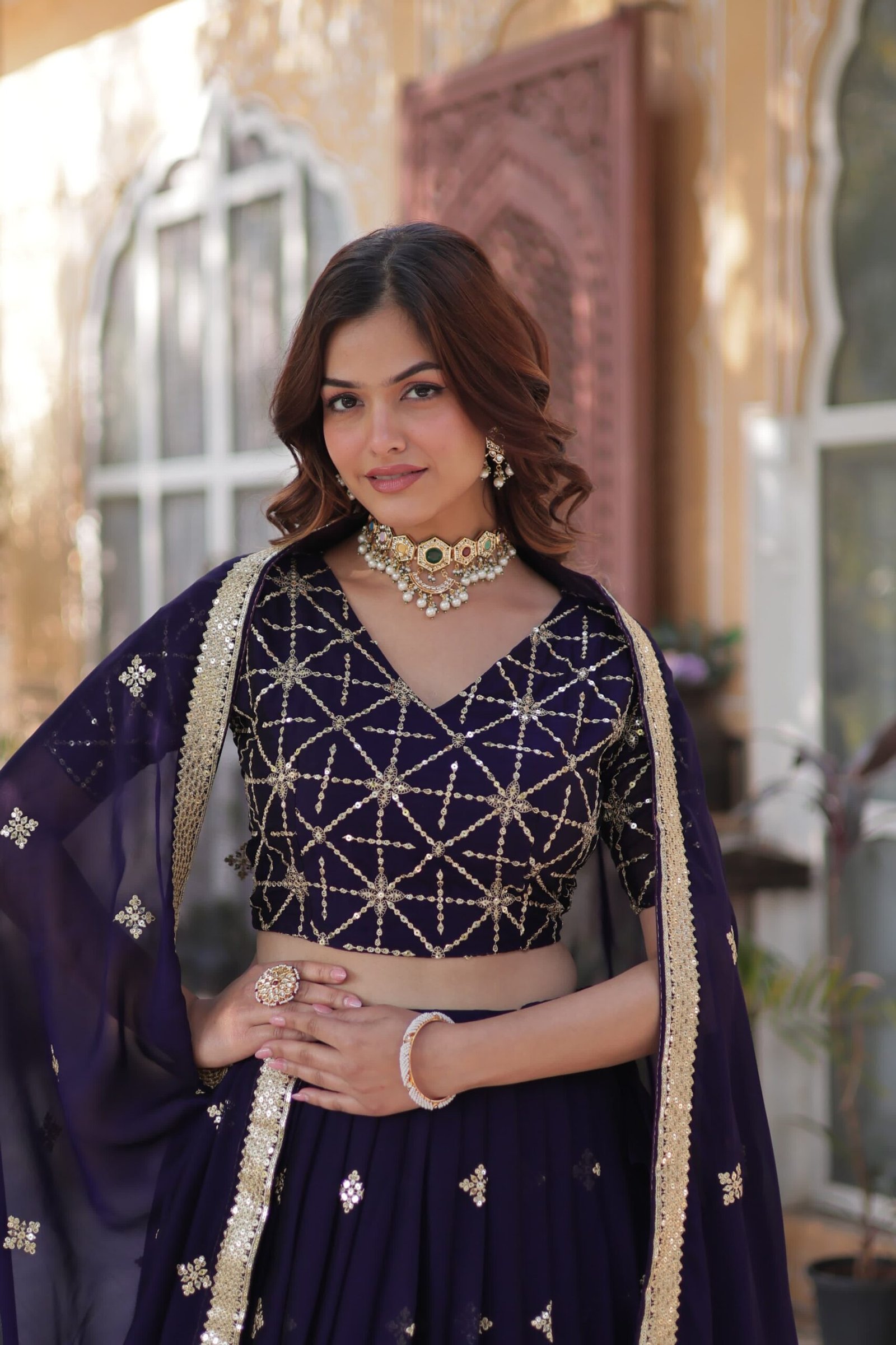 Lehenga Choli Rangoli Silk - Image 5