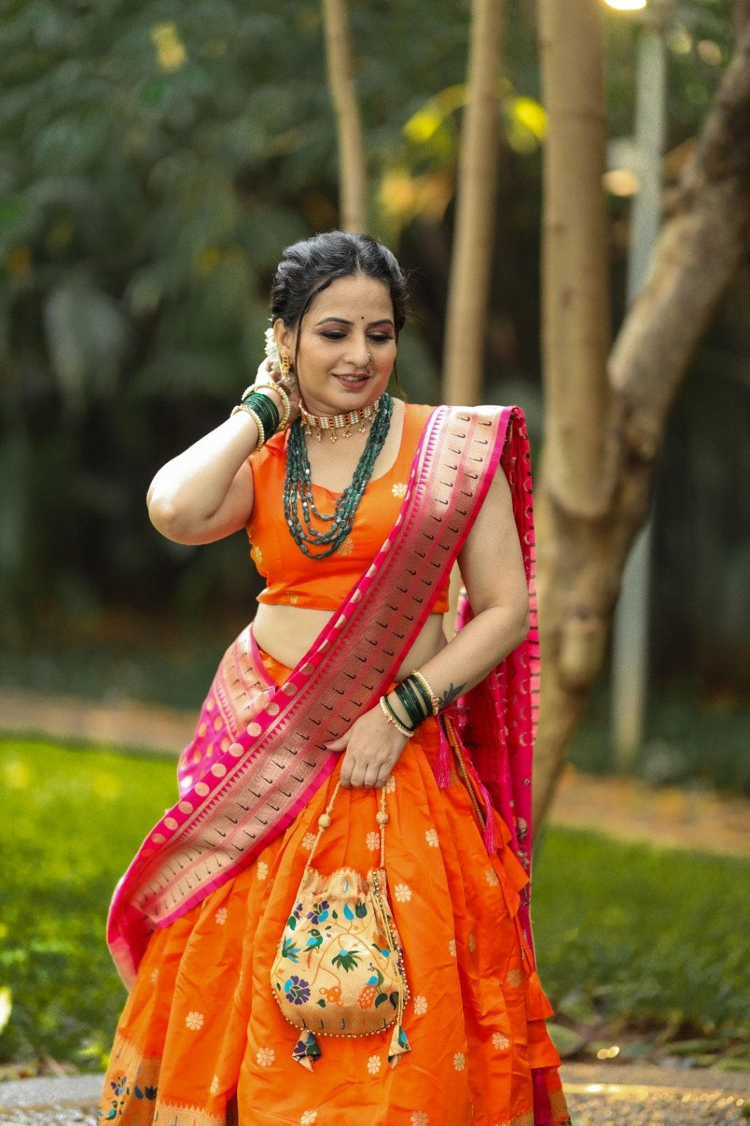 Lehenga Choli Paithani - Image 5