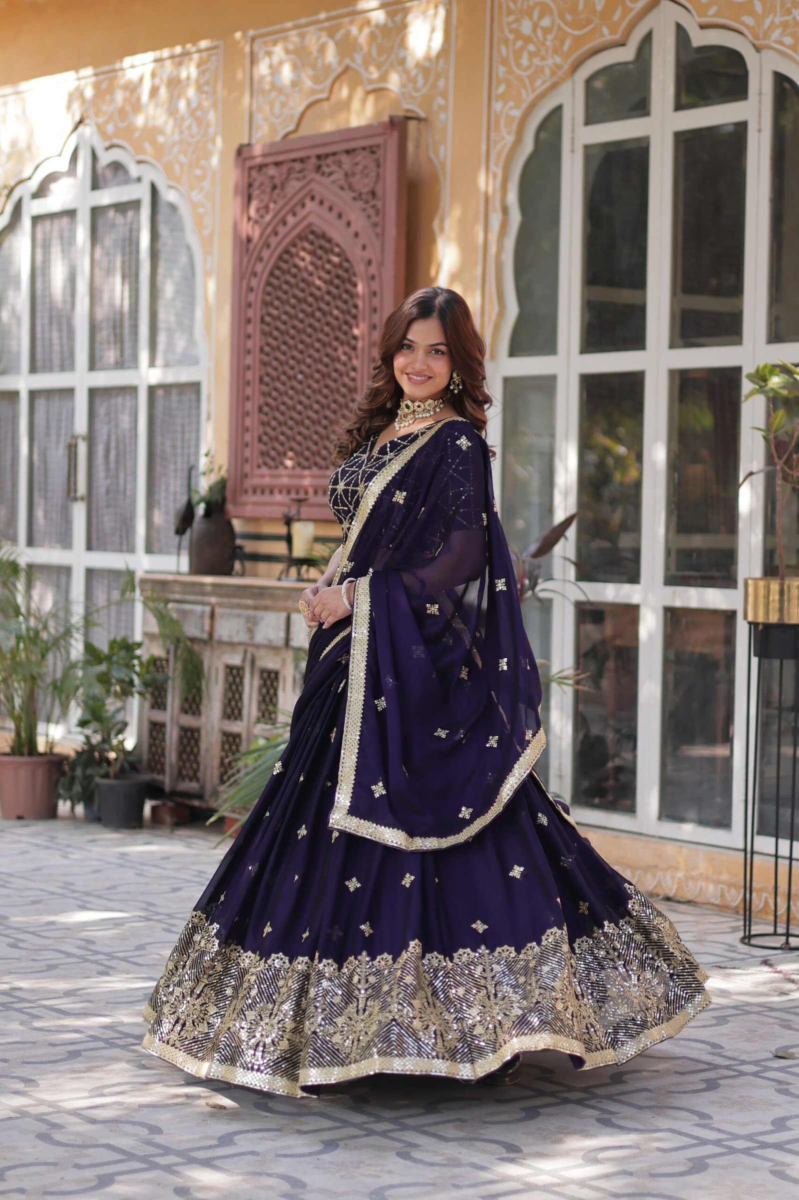 Lehenga Choli Rangoli Silk - Image 7